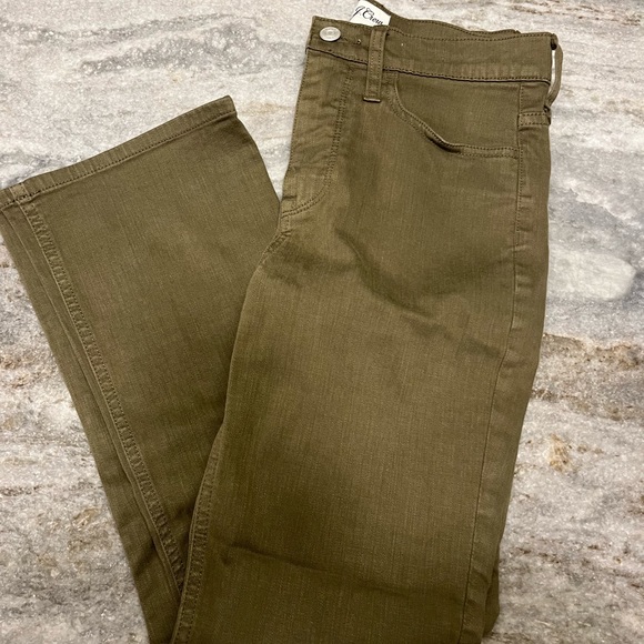 J crew green/grey flared jeans - Picture 1 of 3